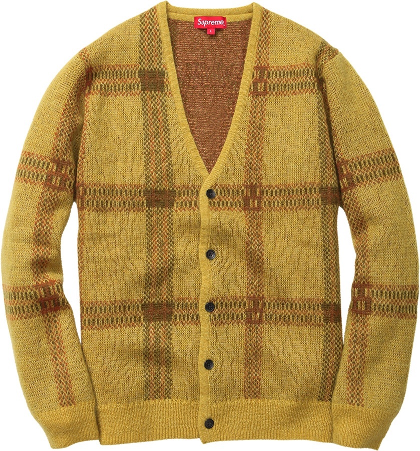 Plaid Mohair Cardigan view 2